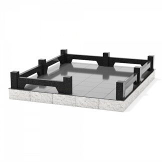 Гранитная ограда ГО-03